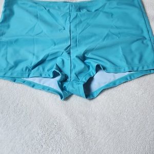 Boxer swimsuit bottoms